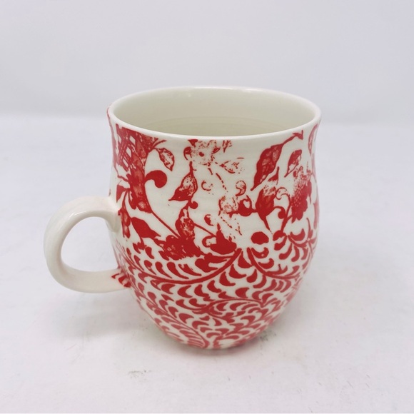 Anthropologie Homegrown Monogram Floral F Mug 14oz - Picture 2 of 6
